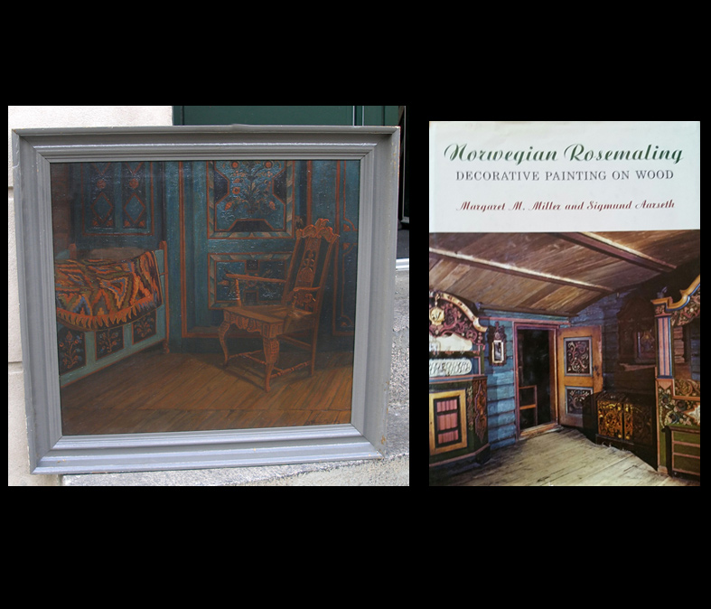 Details About Werner Parsberg 1870 Rare 18th Century Norwegian Log Cabin Interior